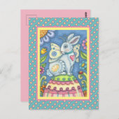 OSTEREI-FAIRE, FRÜHSTÜCKSKARTE POSTKARTE (Vorne/Hinten)