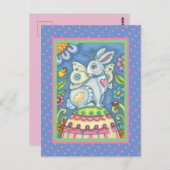 OSTEREI-FAIRE, FRÜHSTÜCKSKARTE POSTKARTE (Vorne/Hinten)