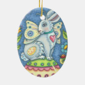 OSTEREI-FAIRE, RABBIT ORNAMENT Oval (Hinten)