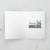 Osterei-Feiertags-Gruß Feiertagskarte (Innenseite)