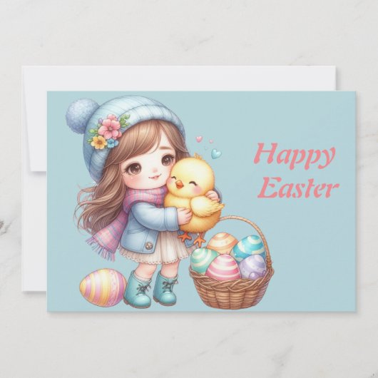 Osterei Feiertagskarte (Vorderseite)