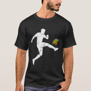 Osterei Fußball Eiscreme Tropf Dabbing Fußball Dri T-Shirt
