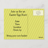 OSTEREI HUNT INVITATION POSTKARTE (Rückseite)