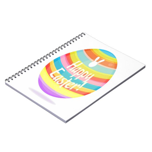 Osterei-Illustration Notizblock (Linke Seite)