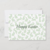 Osterei-Jagd-Einladung Dankeskarte (Rückseite)