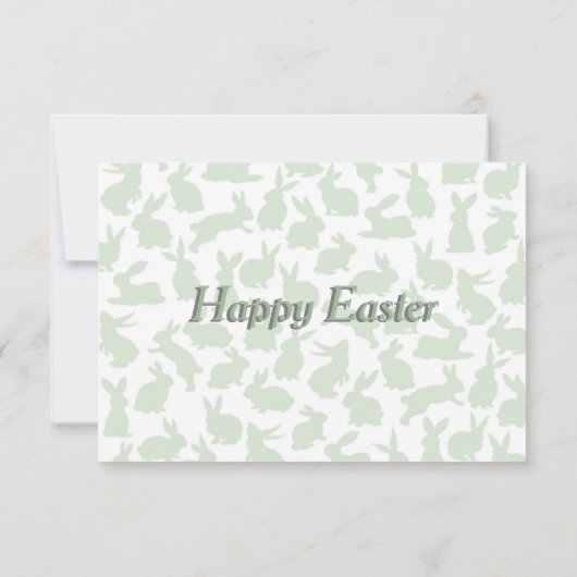 Osterei-Jagd-Einladung Dankeskarte (Rückseite)