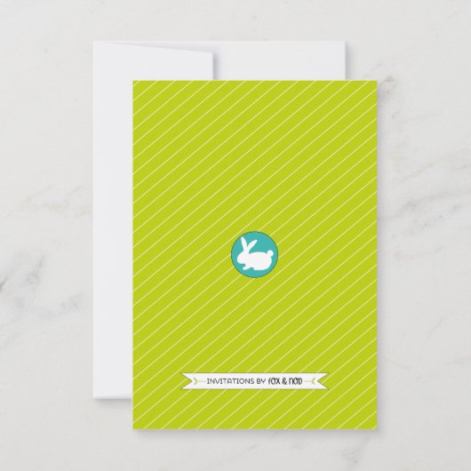 Osterei-Jagd-Einladung Einladung (Rückseite)