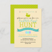 Osterei-Jagd-Einladung Einladung (Vorne/Hinten)
