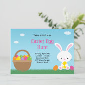 Osterei-Jagd-Einladung Einladung (Stehend Vorderseite)