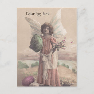 Osterei-Jagd-Engels-versteckende Party Feiertagspostkarte