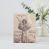 Osterei-Jagd-Engels-versteckende Party Feiertagspostkarte (Stehend Vorderseite)