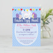 Osterei-Jagdostern-Party LADEN ODER FLYER ein Einladung (Stehend Vorderseite)