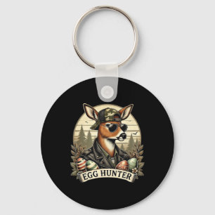 Osterei-Jäger Hirsch Bock Rückwärts Kappe Hirschja Schlüsselanhänger