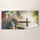 Osterei/Lilly Badehandtuch (Badehandtuch)