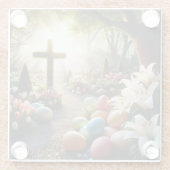 Osterei/Lilly Glasuntersetzer (Rückseite)