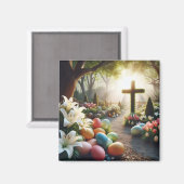 Osterei/Lilly Magnet (Vorderseite/Rückseite)