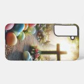 Osterei/Lilly Samsung Galaxy Hülle (Rückseite (Horizontal))