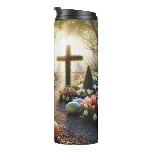 Osterei/Lilly Thermosbecher (Nach rechts gedreht)