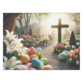 Osterei/Lilly Tischdecke (Vorderseite (Horizontal))