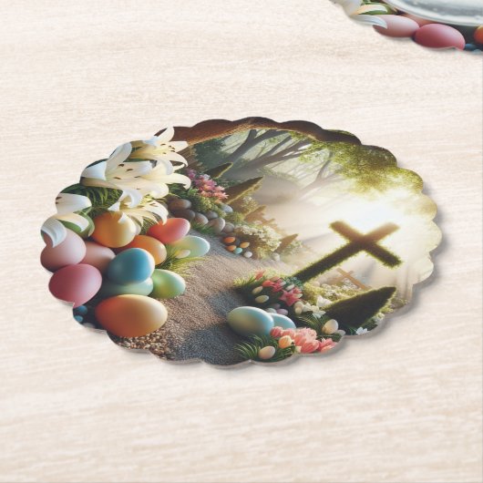 Osterei/Lilly Untersetzer (angewinkelt)