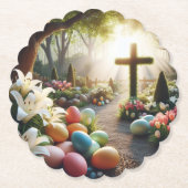 Osterei/Lilly Untersetzer (Vorderseite)