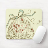 Osterei mit Blumenelementen Mousepad (Mit Mouse)