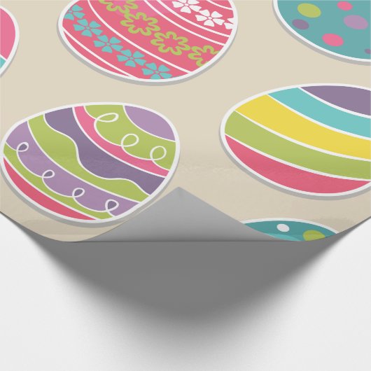 Osterei-Muster-Packpapier Geschenkpapier (Ecke)