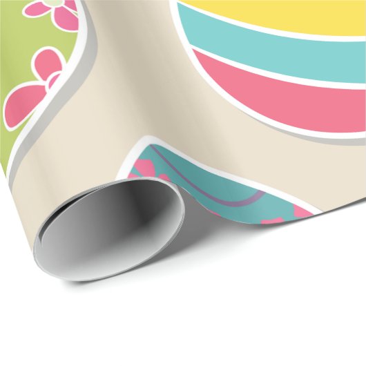 Osterei-Muster-Packpapier Geschenkpapier (Rolleneckpunkt)