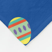 Osterei-Muster Peekaboo-Scheunen-Ostern | Fleecedecke (Ecke)