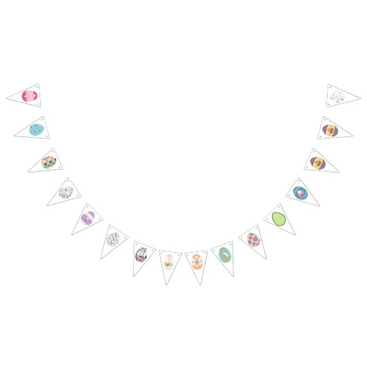 Osterei-Party-Banner Wimpelkette (Alle)