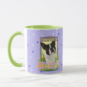 Osterei-Plätzchen - Boston Terrier Tasse