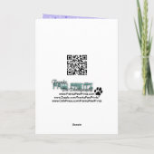 Osterei-Plätzchen - englischer SpringerSpaniel Feiertagskarte (Rückseite)