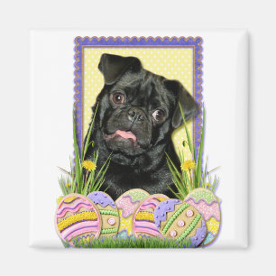 Osterei-Plätzchen - Mops - Ruffy Magnet
