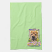 Osterei-Plätzchen - Shar Pei Handtuch (Vertikal)