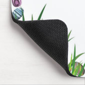 Osterei-Rahmen-Mausunterlage mit Gras Mousepad (Ecke)