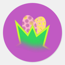 Osterei Runder Aufkleber