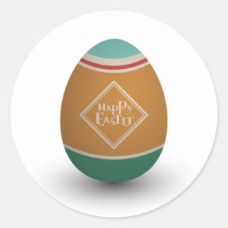 Osterei Runder Aufkleber