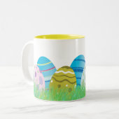 Osterei-Tasse Zweifarbige Tasse (Vorderseite Links)