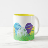 Osterei-Tasse Zweifarbige Tasse (VorderseiteRechts)