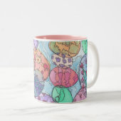 Osterei-Tasse Zweifarbige Tasse (VorderseiteRechts)