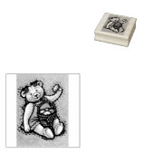 OSTEREI TEDDDDY BEAR RUBBER BRIEFMARKE *Benutzerde Gummistempel (Stempel)