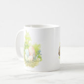 Osterei und Hasen Kaffeetasse (Vorderseite Links)