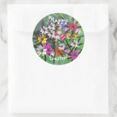 Ostereiegarten Runder Aufkleber (Tasche)