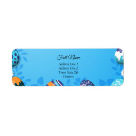 Ostereier-Adressetiketten