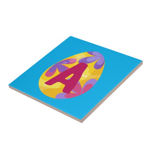Ostereier Alphabet Letter A Name Initialteam Fliese (Seite)