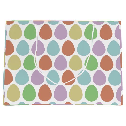 Ostereier als Thema Große Geschenktüte (Vorderseite)