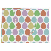 Ostereier als Thema Große Geschenktüte (Rückseite)