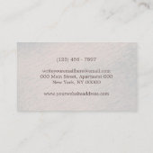 Ostereier Aquarellpinsel Visitenkarte (Rückseite)