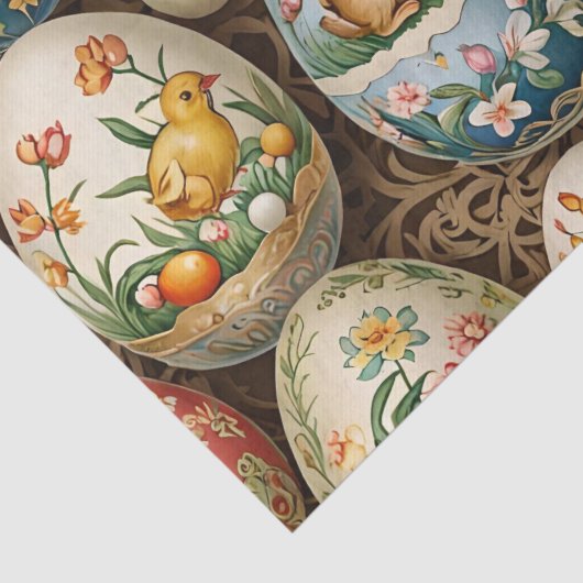 Ostereier Art Decoupage Seidenpapier (Detail)