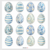 Ostereier Aufkleber (Blatt)